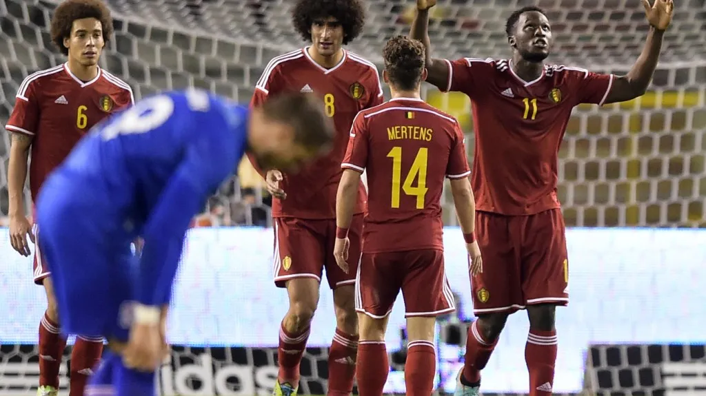 Utkání Belgie - Island