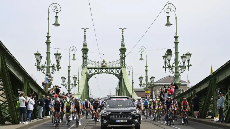 Grande partenza 2022 v ulicích Budapešti