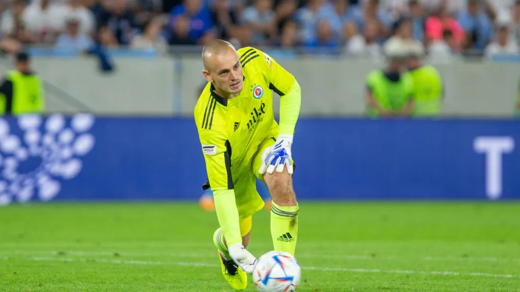 Gólman Slovanu Bratislava Adrián Chovan