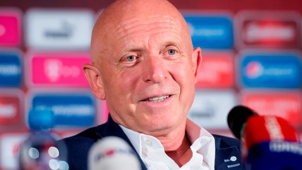 Trenér české reprezentace Karel Jarolím