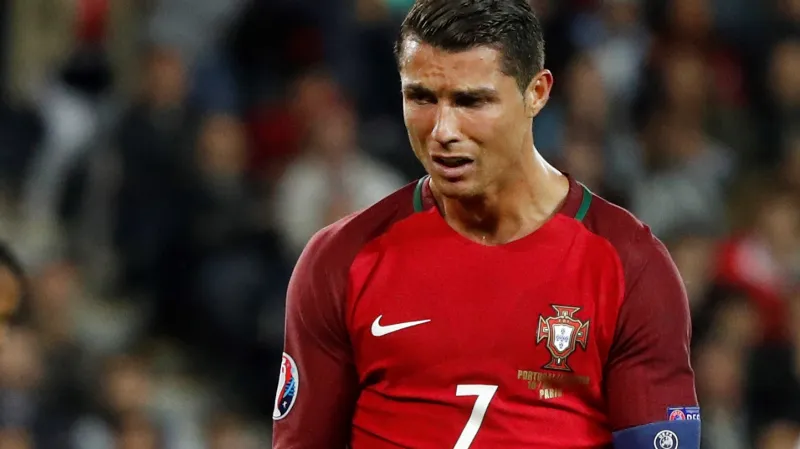 Zklamaný Cristiano Ronaldo