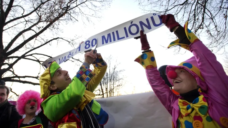 Protest na Letné