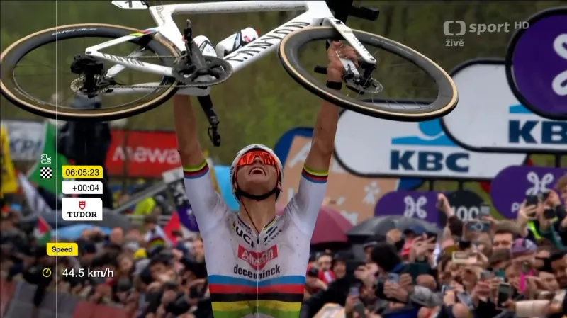 Závěr mužského závodu Kolem Flander