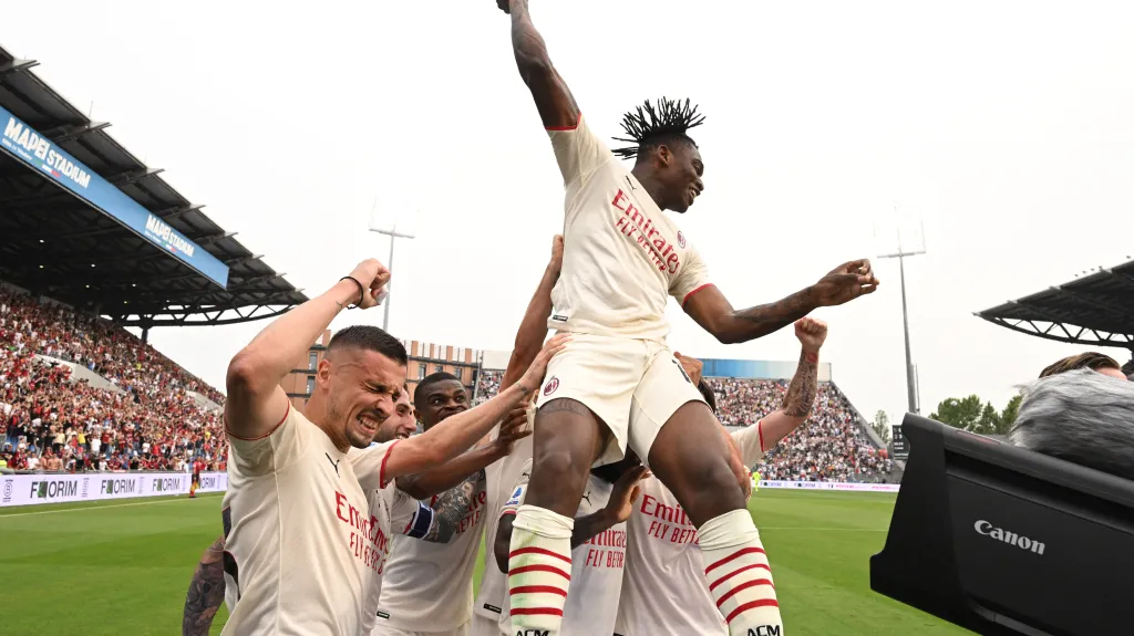 Radost hráčů AC Milán