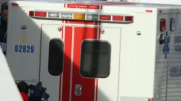 Sanitka odváží těžce zraněného Gruzínce Kumaritašviliho