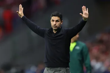 Trenér fotbalistů Arsenalu Mikel Arteta