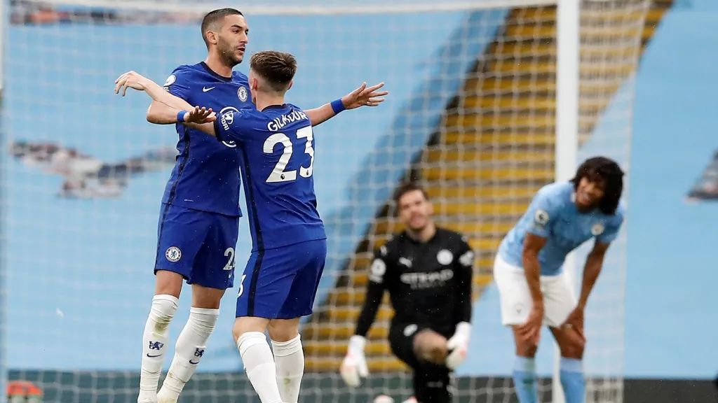 Radost Chelsea na Etihad Stadium