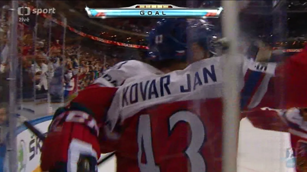Gól v utkání Finsko - Česko: Kovář - 2:3 (36. min.)