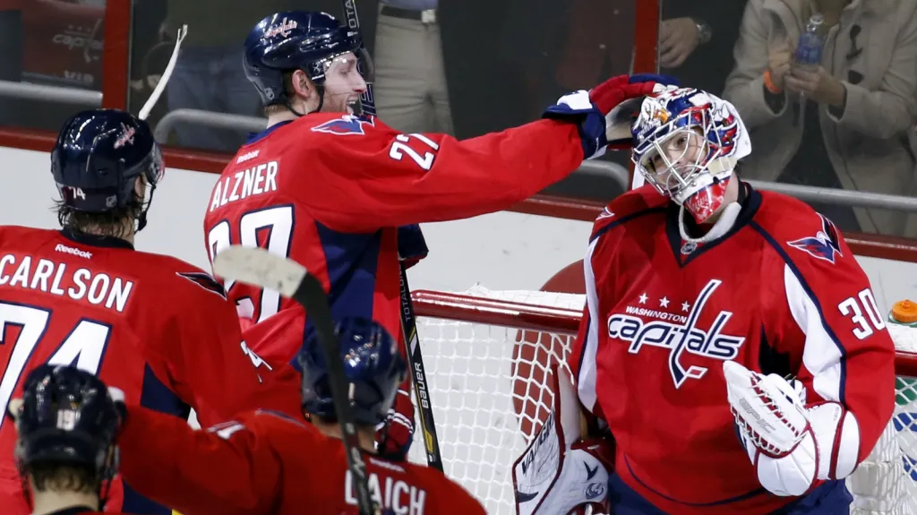 Radost hokejistů Washingtonu