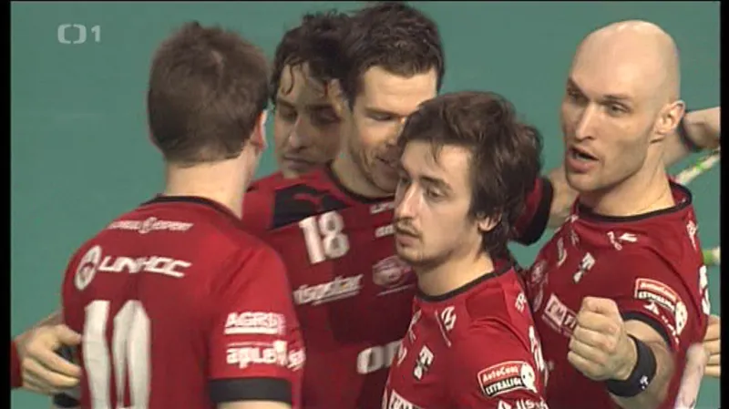 Sestřih florbalového utkání Střešovice - Otrokovice