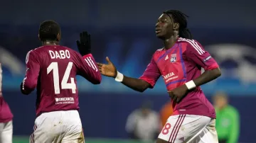 Radost hráčů Lyonu