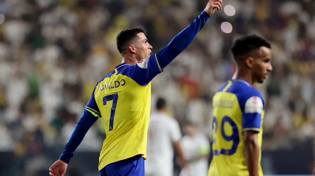 Cristiano Ronaldo v dresu an-Nasr