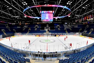 Ledová plocha v hale v Bratislavě