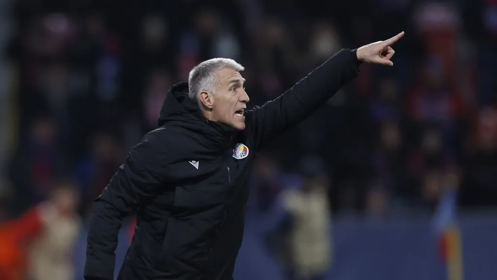 Trenér fotbalistů Viktorie Plzeň Martin Hyský