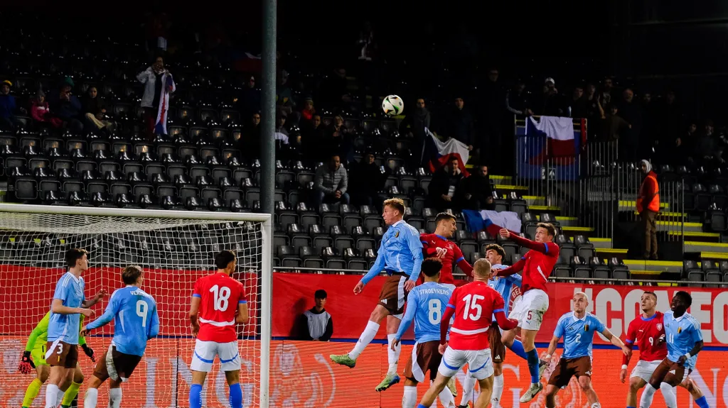 Fotbalisté do 21 let v utkání v Belgii