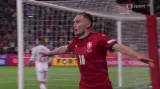 Gól v utkání Česko - Španělsko: Kuchta - 2:1 (66. min.)