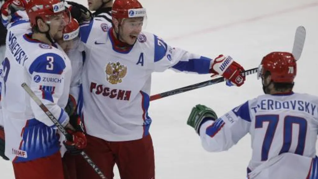Radost ruských hokejistů
