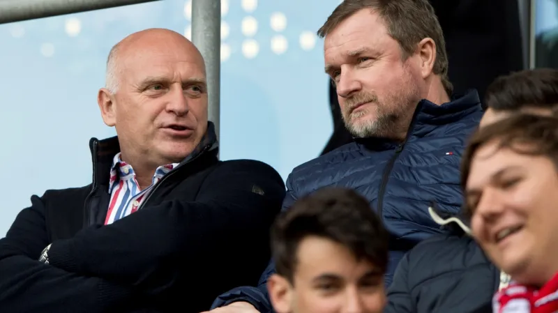 Zleva Dušan Fitzel a Pavel Vrba