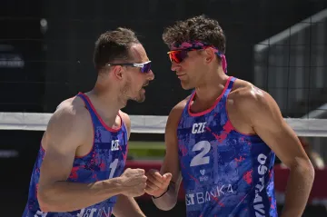 Ondřej Perušič a Jiří Sedlák na turnaji Pro Tour Elite v Ostravě