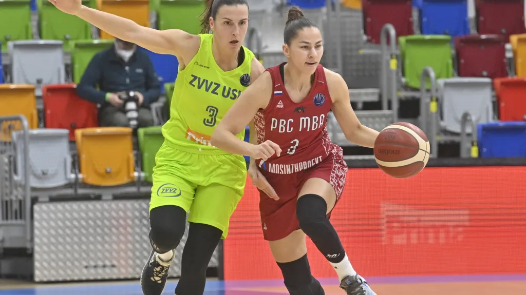 Utkání USK Praha - MBA Moskva