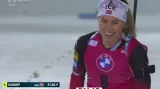 Sestřih stíhacího závodu biatlonistek na SP v Kontiolahti