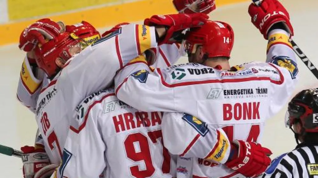 Radost hráčů Třince