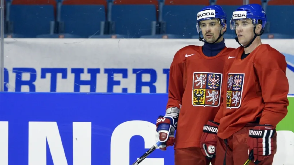 Tomáš Plekanec (vlevo) a Marek Židlický