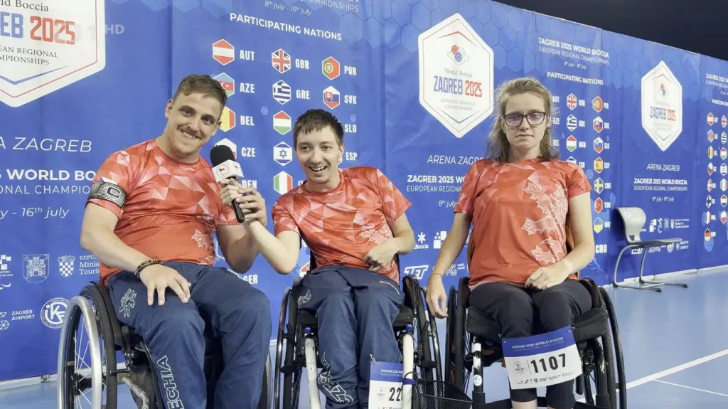 Družstvo boccistů získalo na mistrovství Evropy stříbro