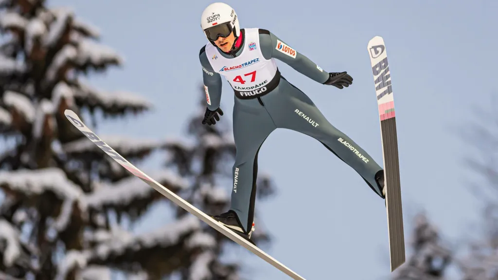 Piotr Žyla na domácím můstku v Zakopaném