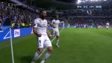 Gól v utkání Real Madrid - Atlético Madrid: Benzema - 1:1 (27. min.)