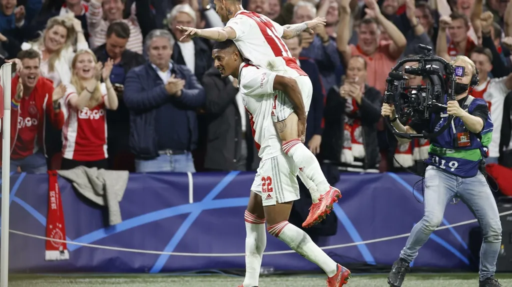 Radost fotbalistů Ajaxu