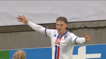 Gól v utkání Faerské ostrovy – Česko: 1:0 - Sörensen (67. min.)