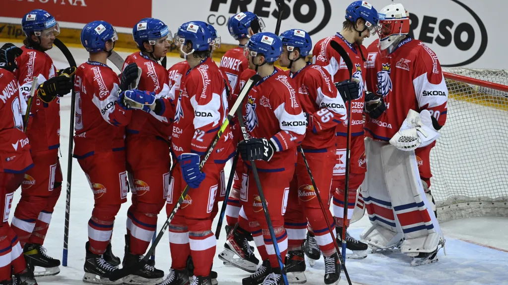 Radost českých hokejistů