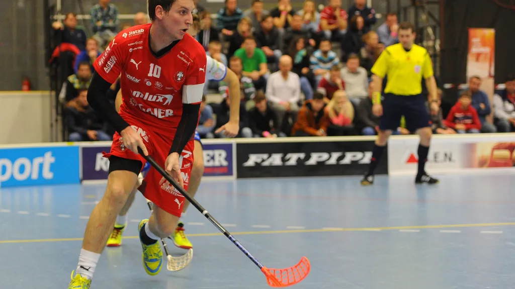 Střešovický florbalista Marek Deutsch