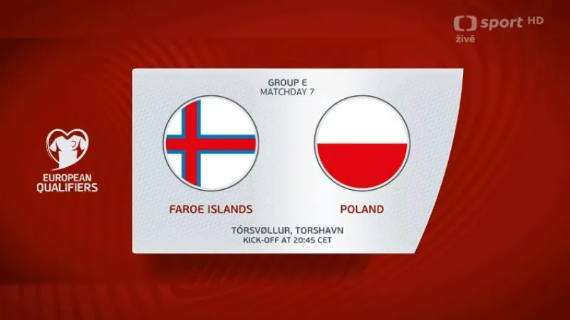Sestřih utkání Faerské ostrovy – Polsko