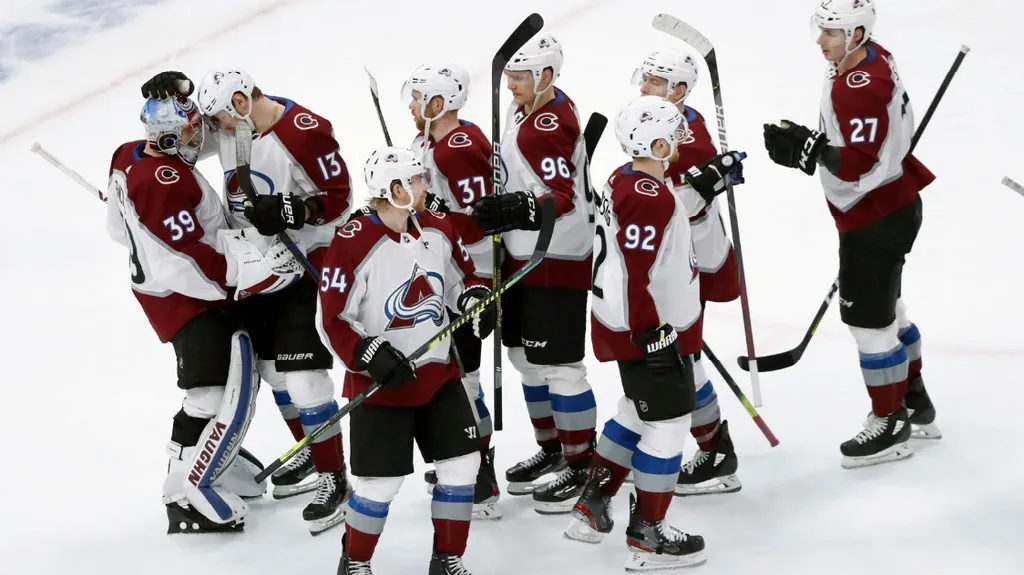 Slavící hokejisté Colorada