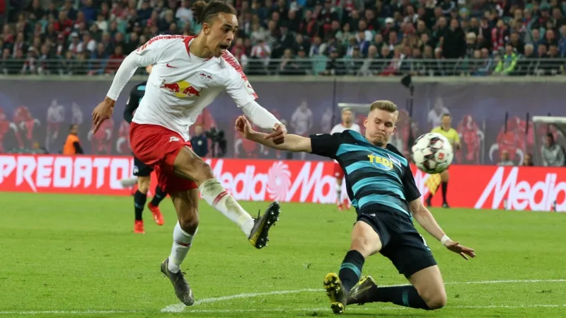 Forvard Lipska Yussuf Poulsen završuje hattrick s Herthou