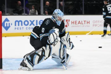 Karel Vejmelka v utkání Utahu s Floridou