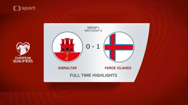 Sestřih utkání Gibraltar – Faerské ostrovy