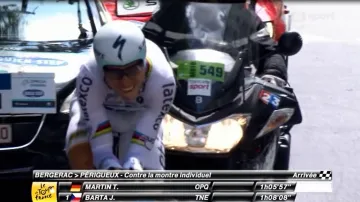 Dojezd Tonyho Martina v časovce