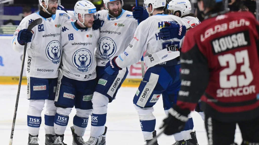 Radost hráčů Komety Brno