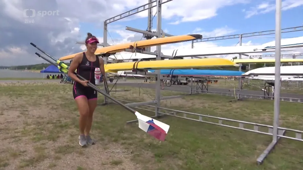 Kanál v Račicích patřil kontrolním závodům skifařů