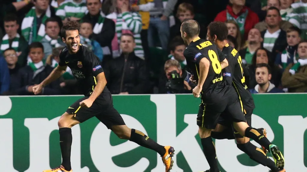 Slavící Cesc Fábregas