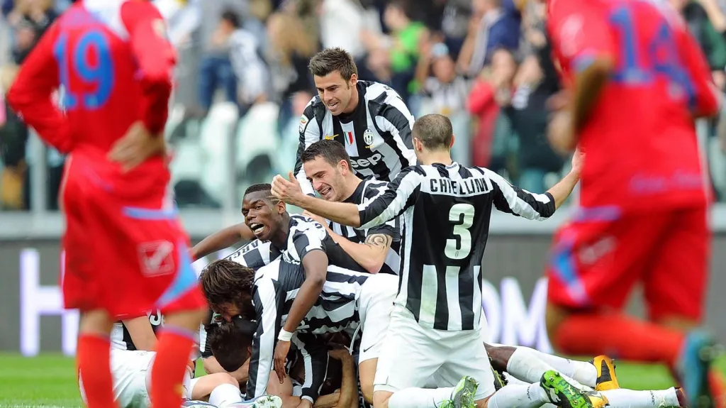 Slavící hráči Juventusu