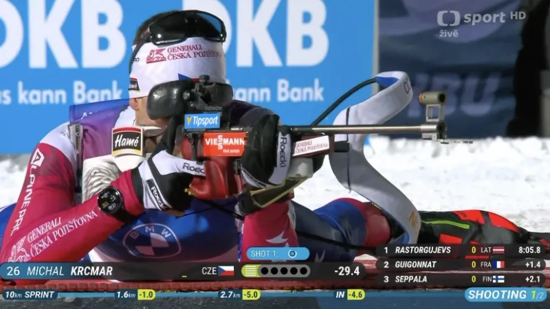 Sestřih sprintu biatlonistů SP v Kontiolahti