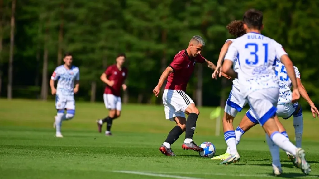 Přípravné utkání Sparty proti Záhřebu