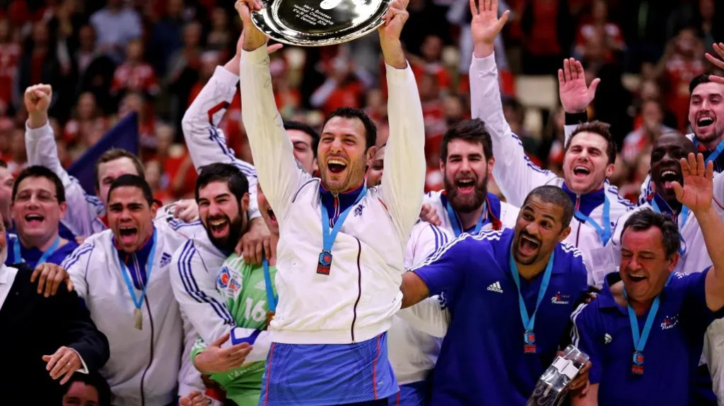 Házenkáři Francie slaví titul evropských šampionů