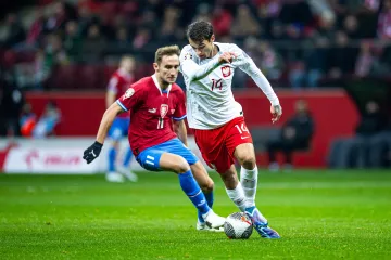 Jan Kuchta v utkání s Polskem