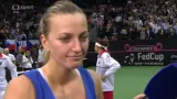 Rozhovor s Petrou Kvitovou po finále Fed Cupu