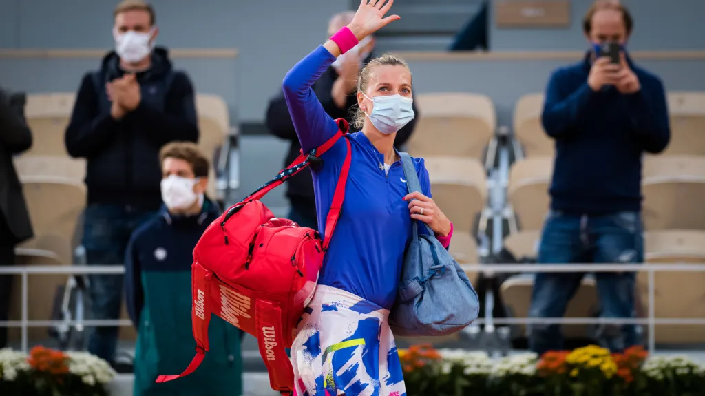 Petra Kvitová se loučí s Roland Garros